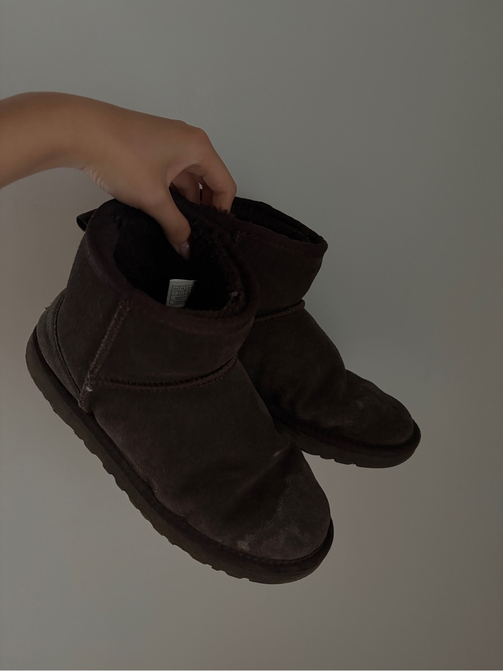 Dark brown Uggs